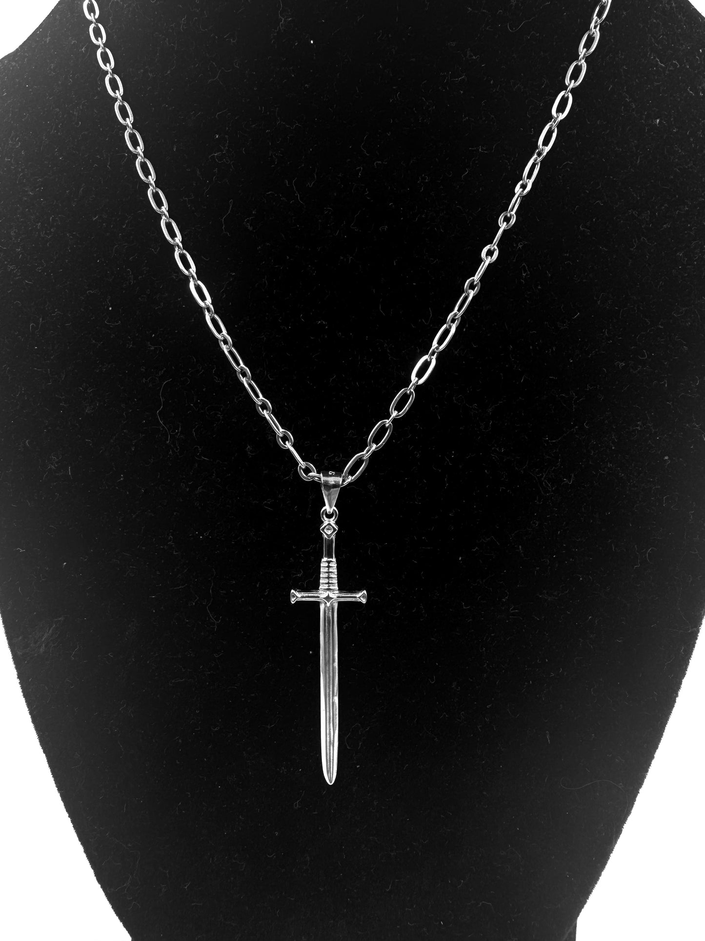 Sterling Silver Dagger Chain