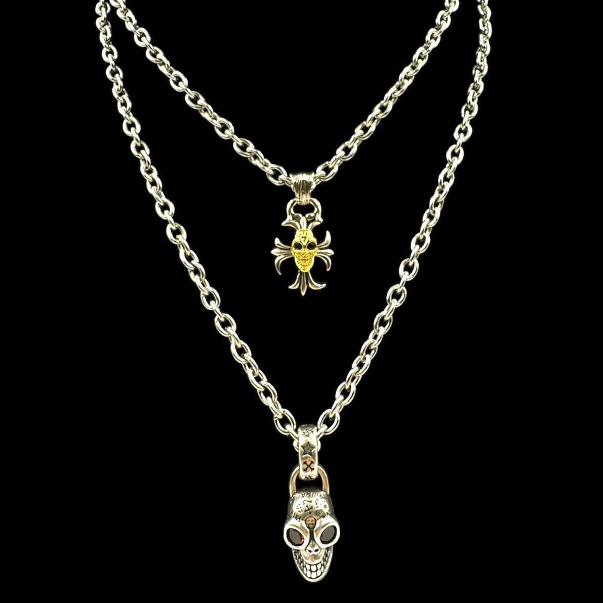 Skull Charm Chain