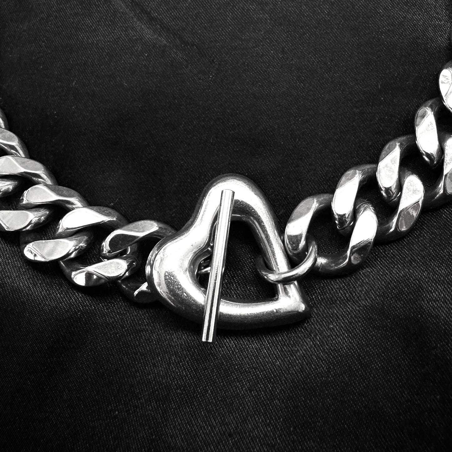 Heart-Shaped Toggle Chain