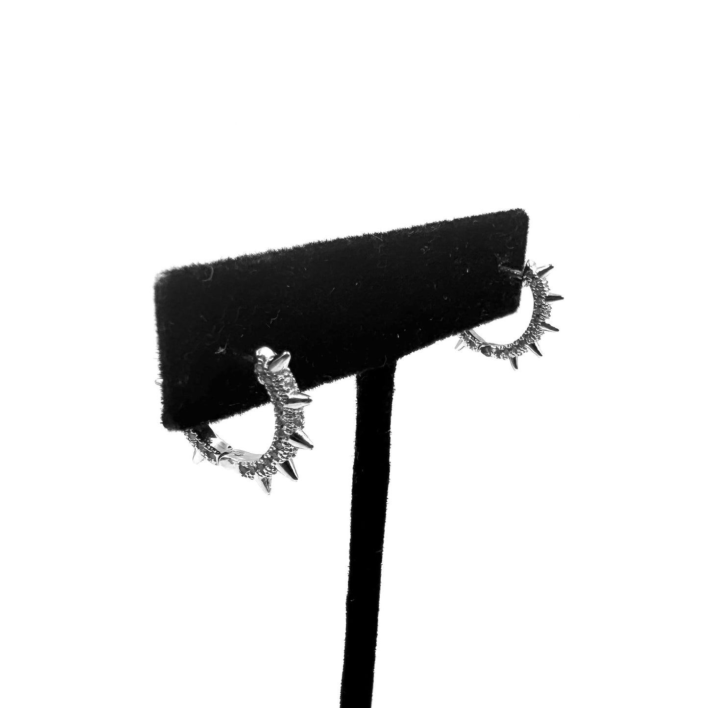 Studded Spike Hoops