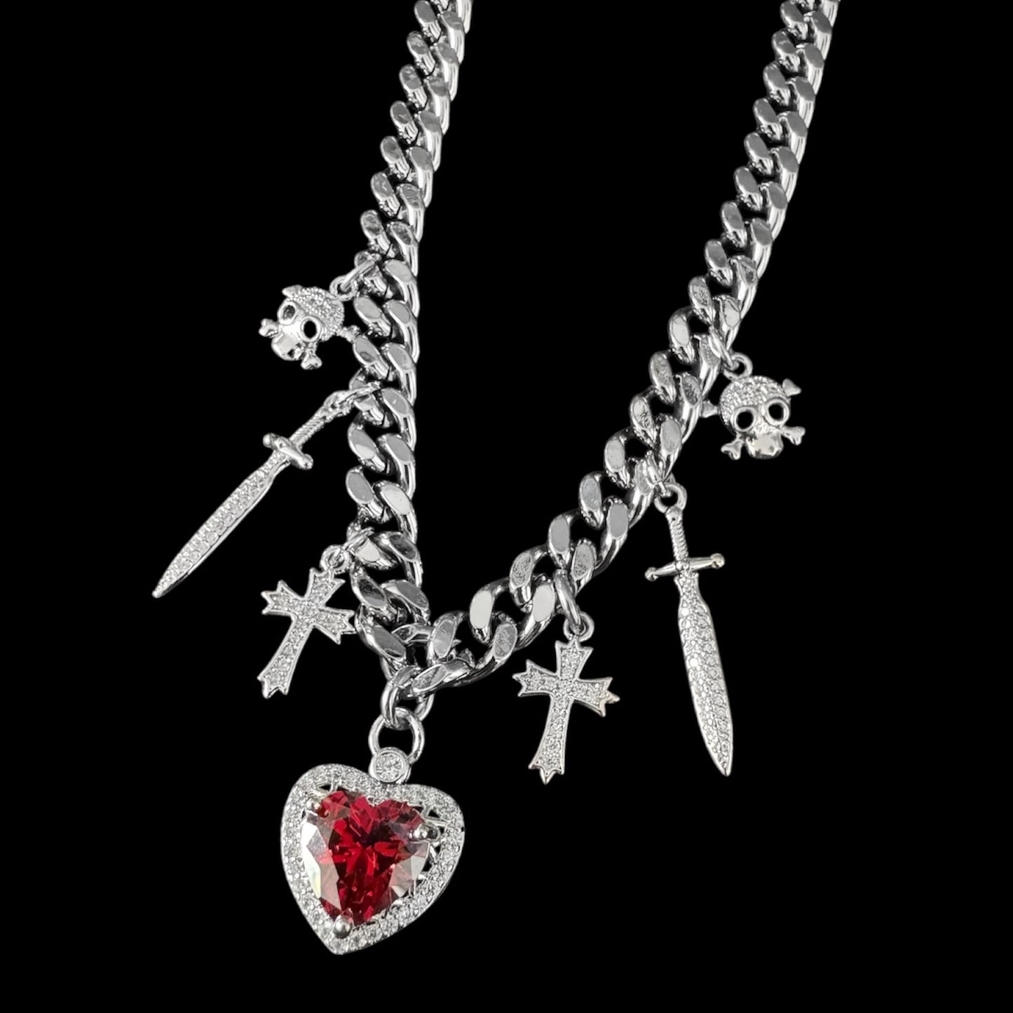 Stabbed Heart Chain