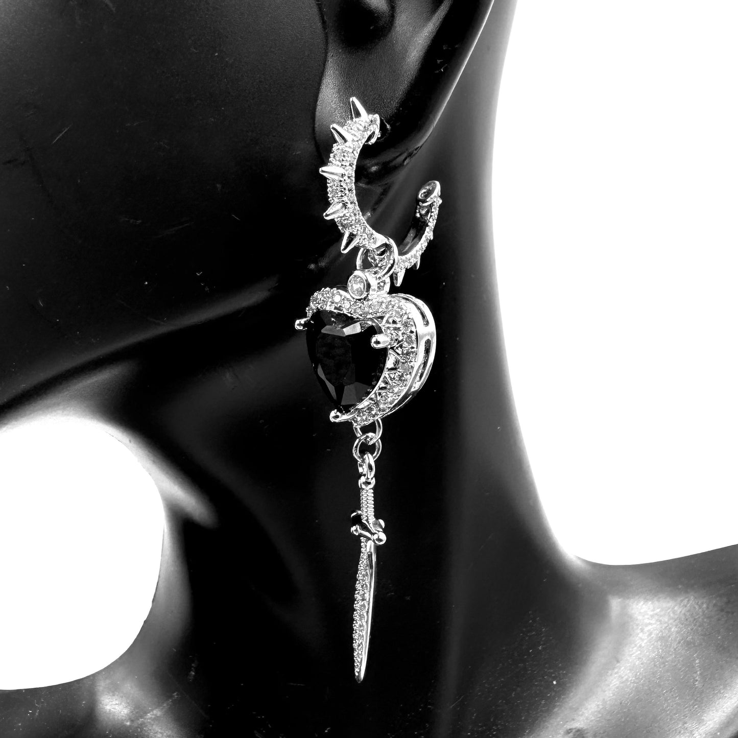 Diamond Love Earrings