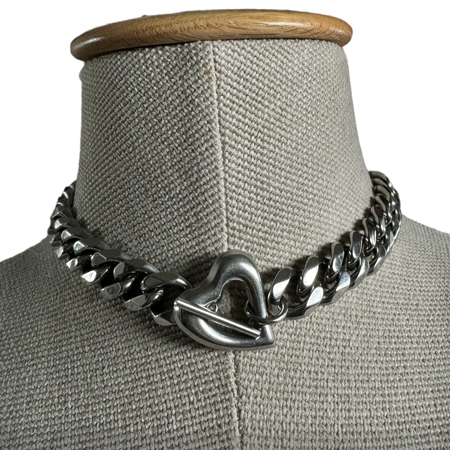 Heart-Shaped Toggle Chain