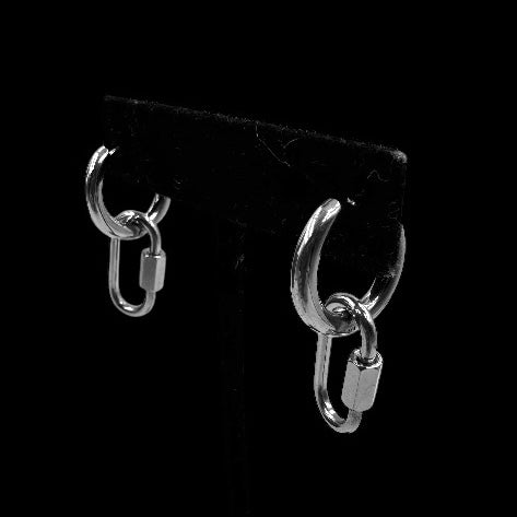 Mini Carabiner Hoops