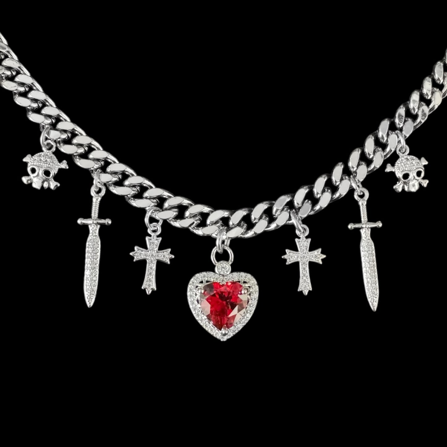 Stabbed Heart Chain