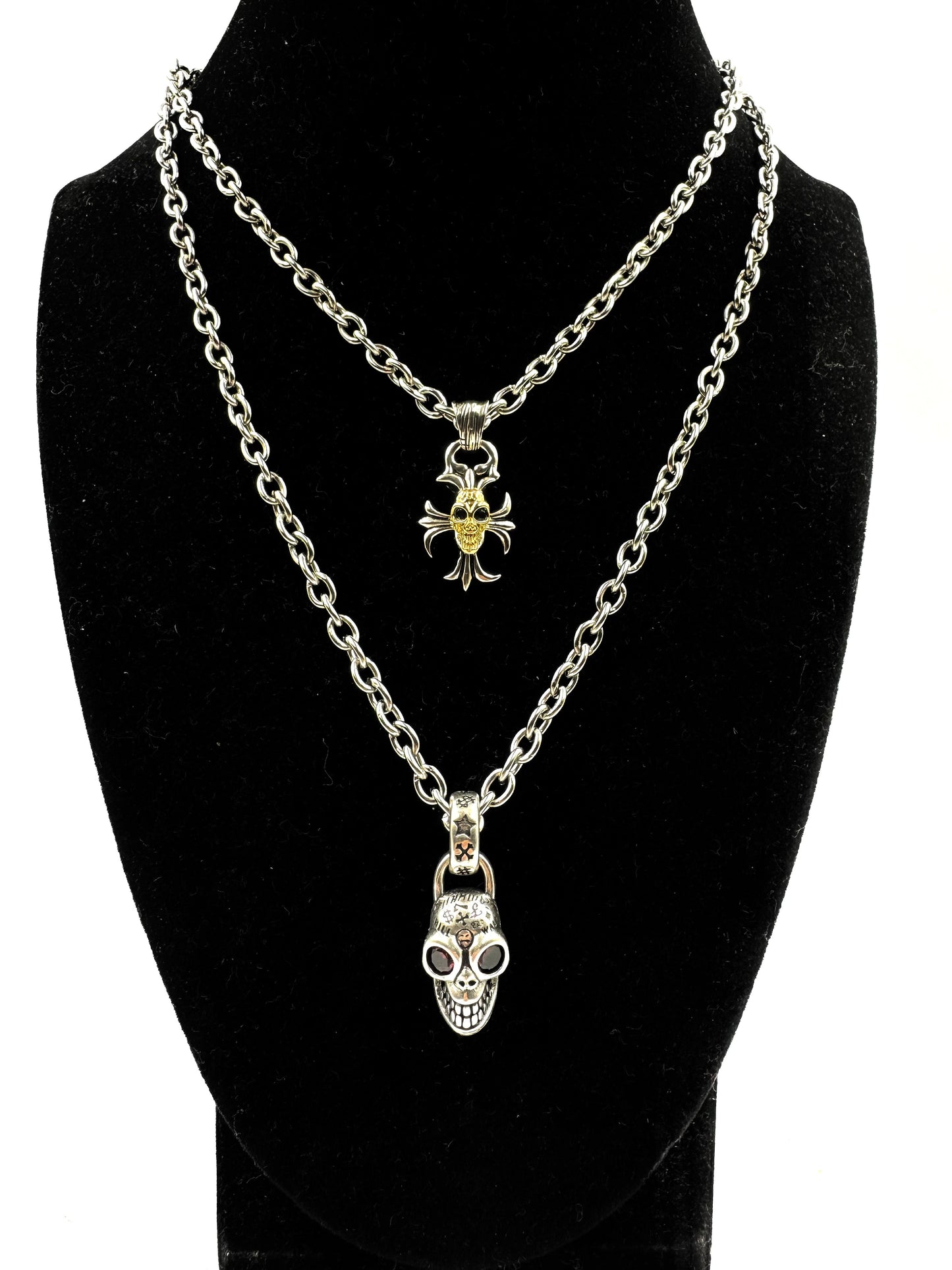 Skull Charm Chain
