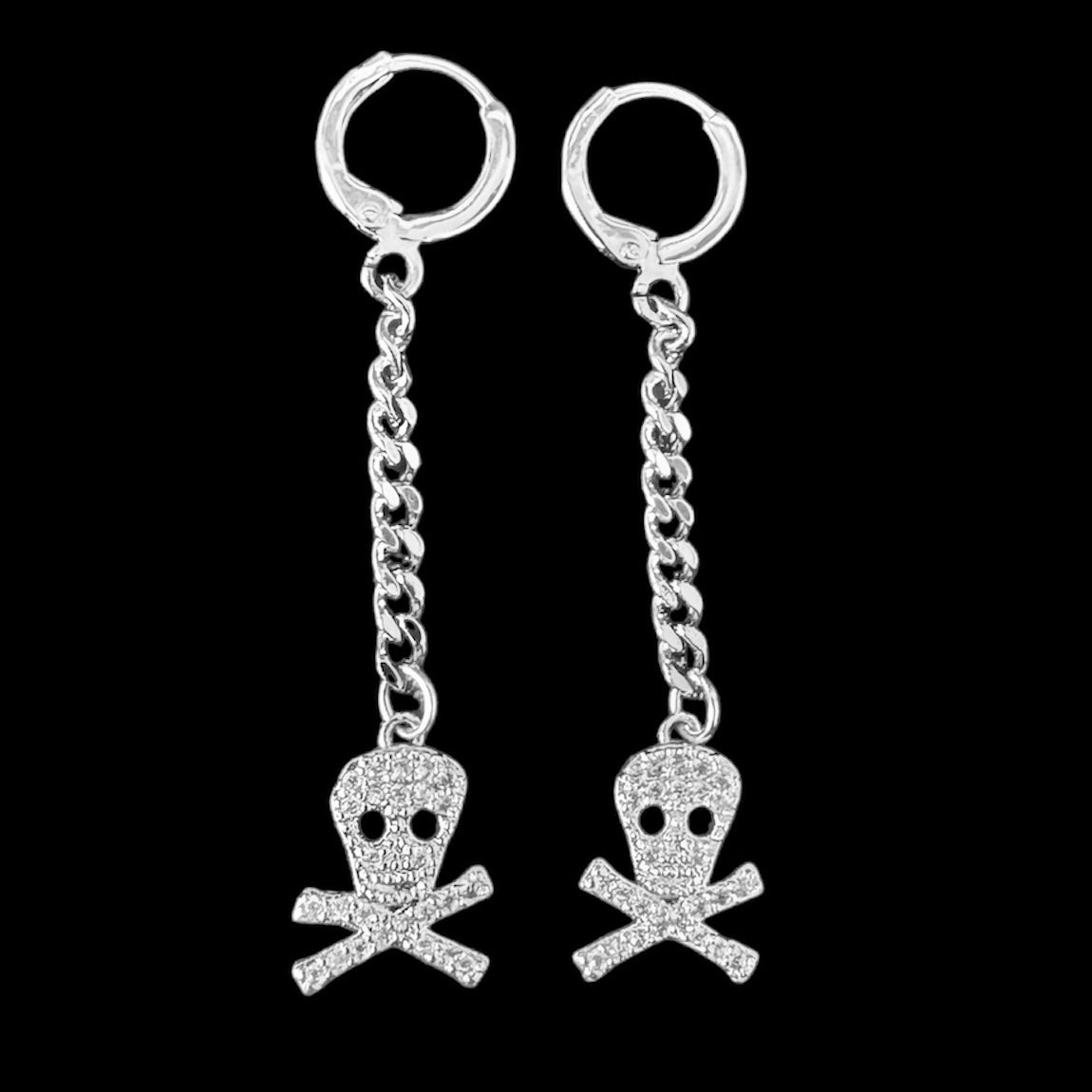 Dangly Skull Earrings