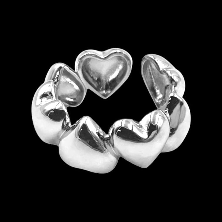 Bubble Heart Ring