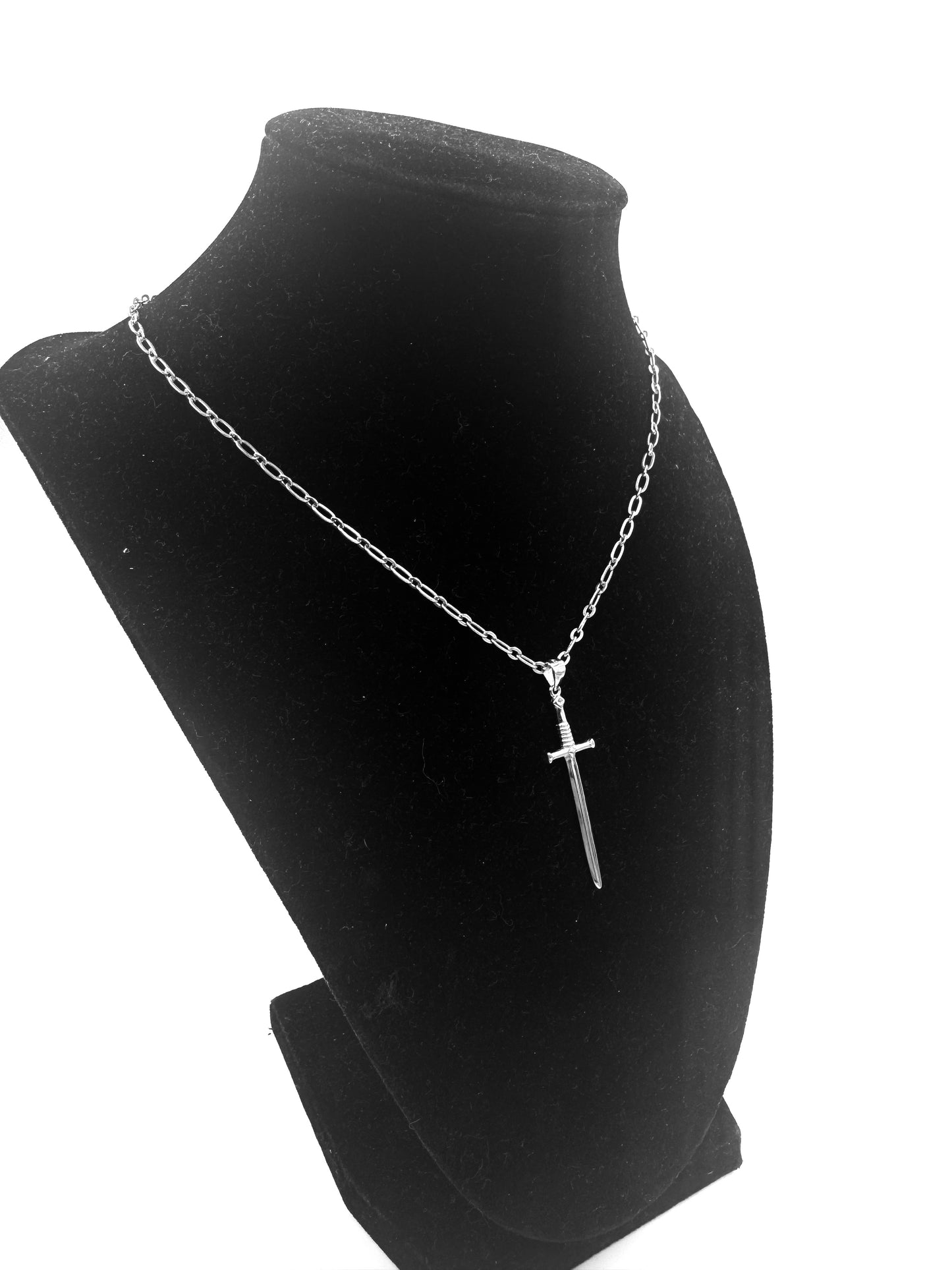 Sterling Silver Dagger Chain