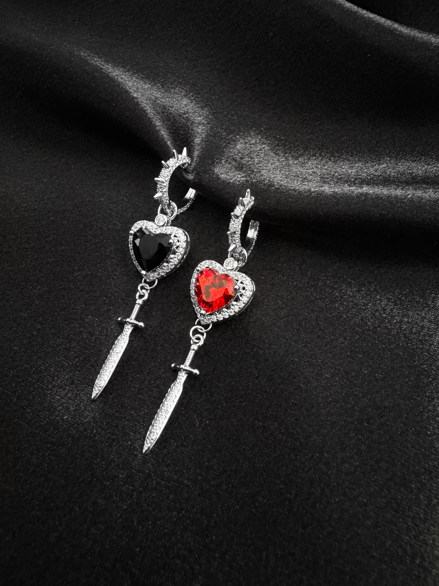 Diamond Love Earrings