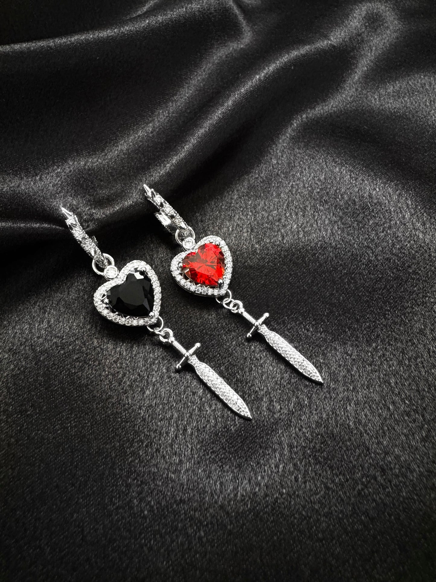 Diamond Love Earrings