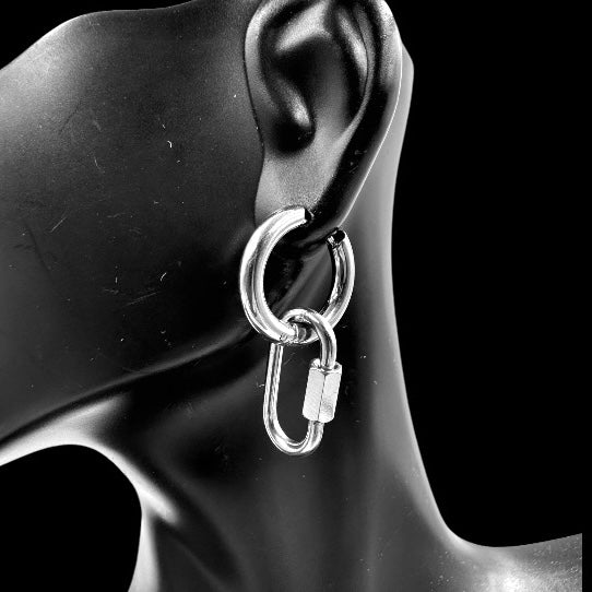 Mini Carabiner Hoops