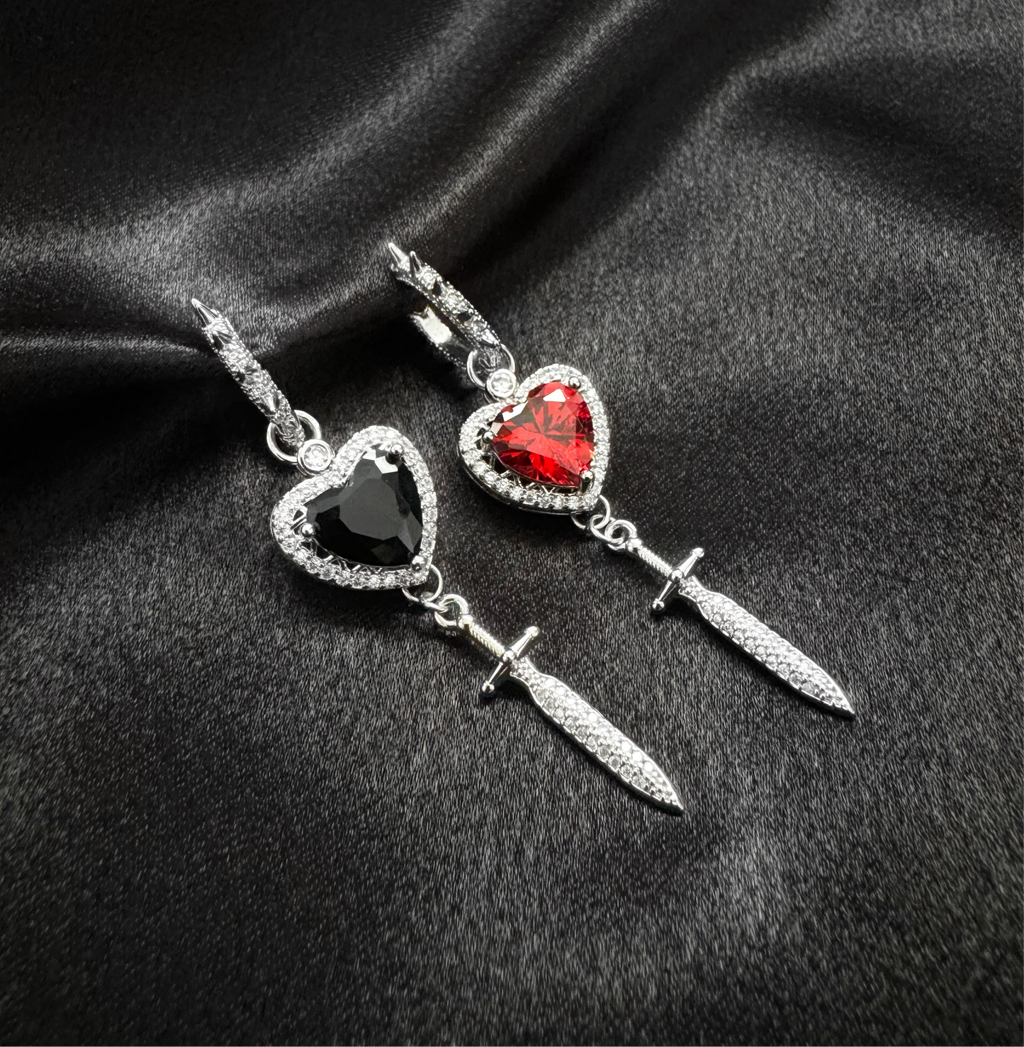 Diamond Love Earrings