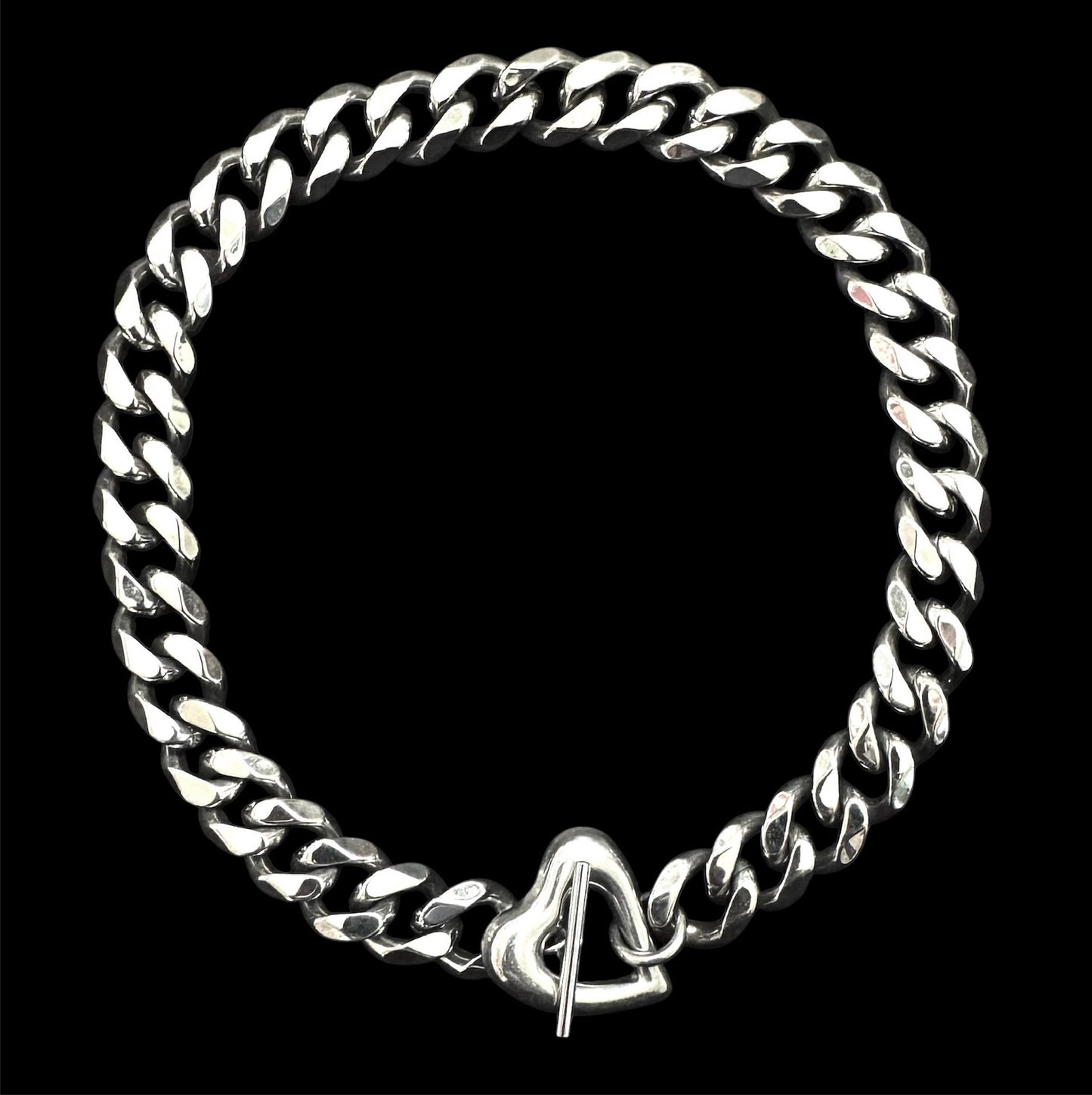 Heart-Shaped Toggle Chain