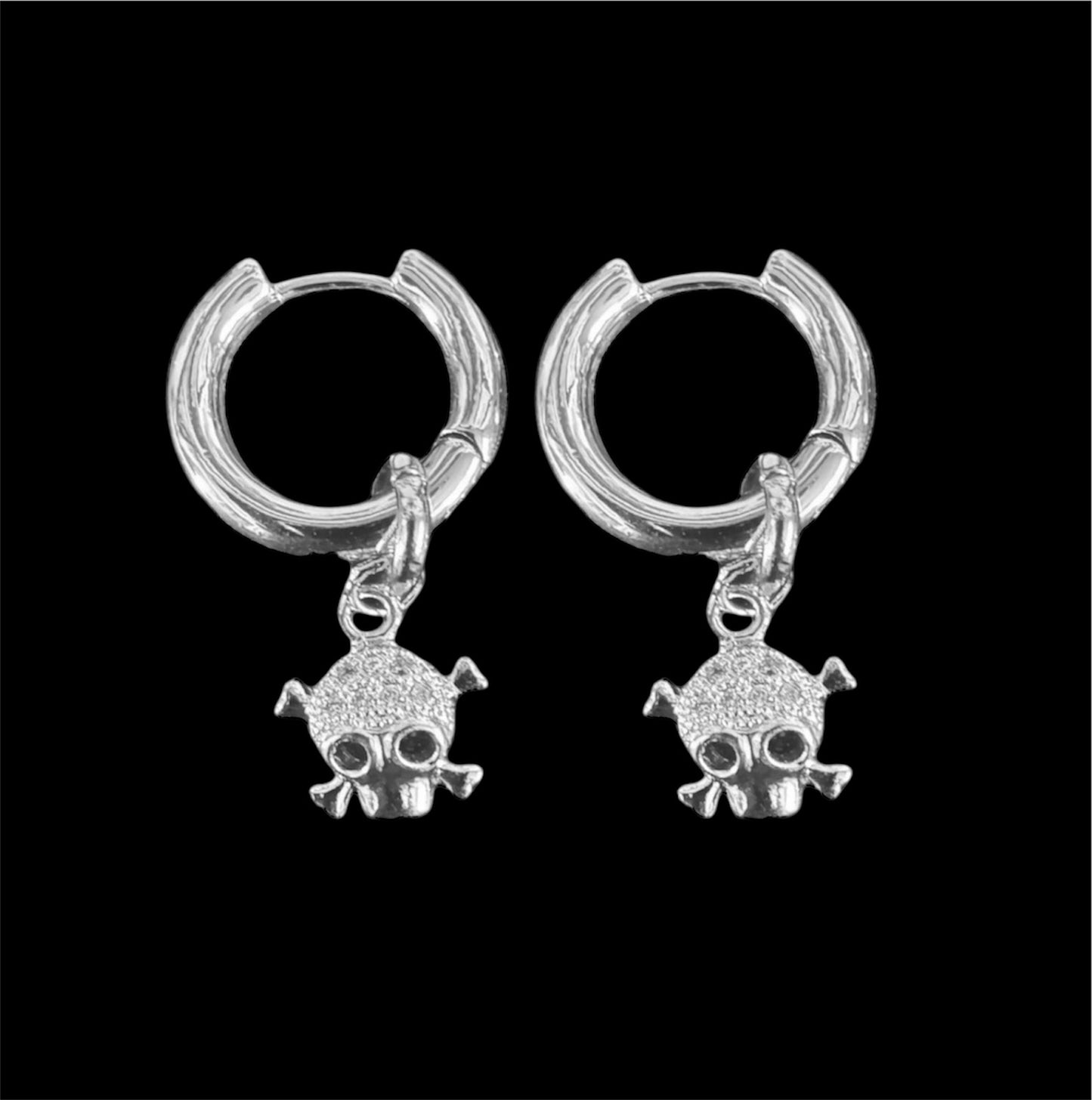 Baby skull hoops