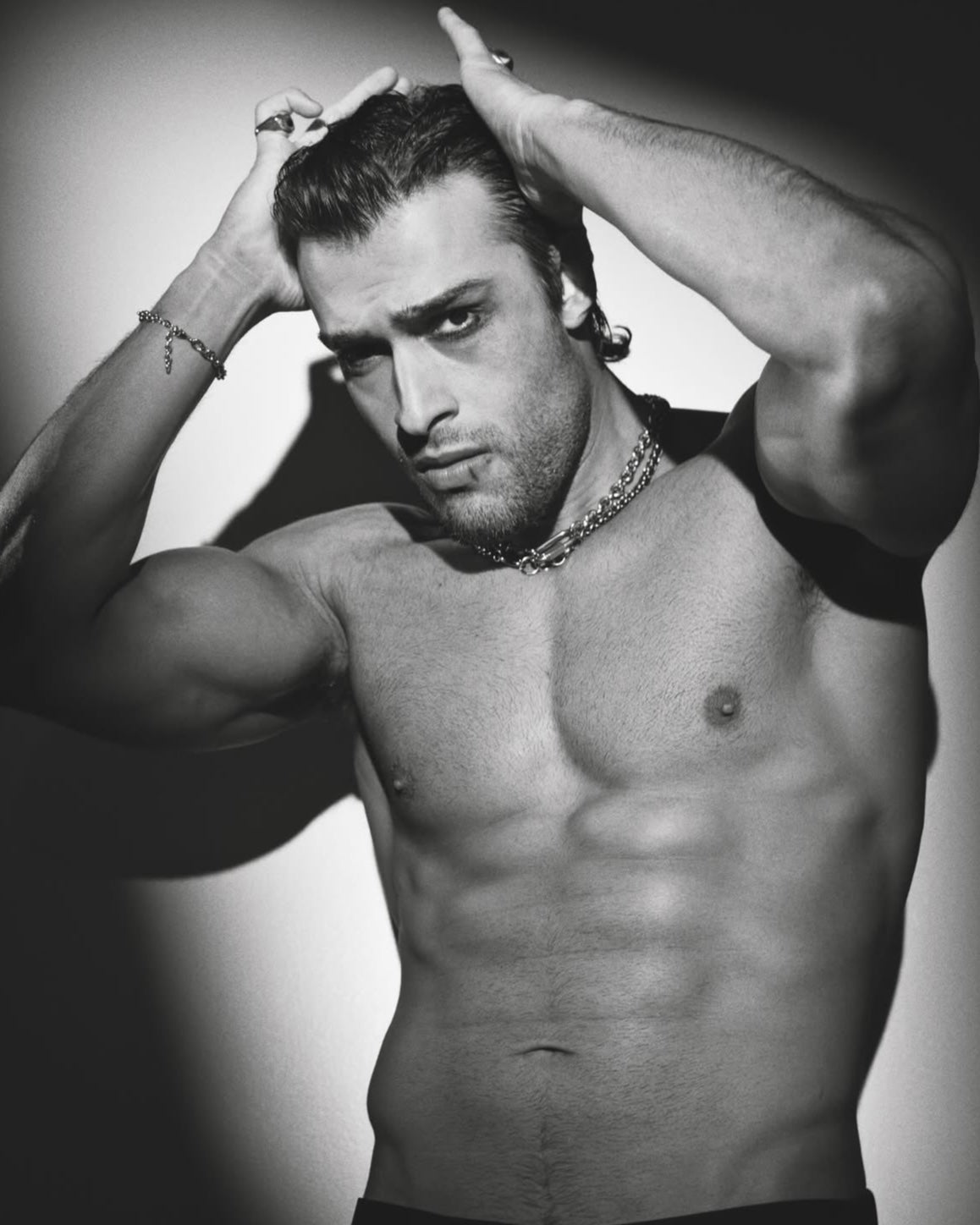 Sam Asghari for Basic Magazine Look