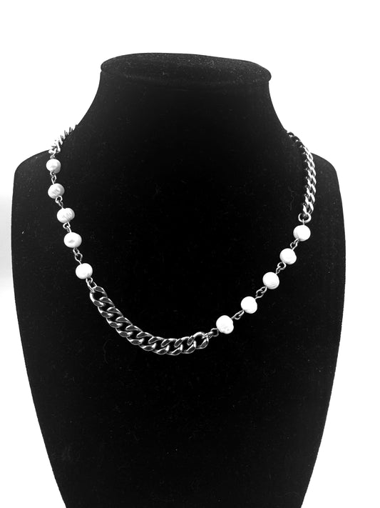 Pearl Curb Chain