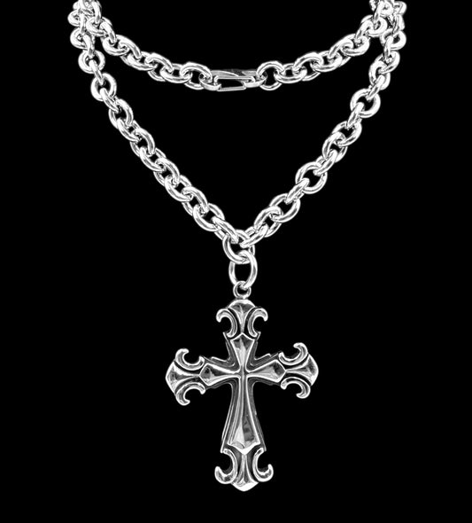 Goth Cross Chain Necklace/Belt