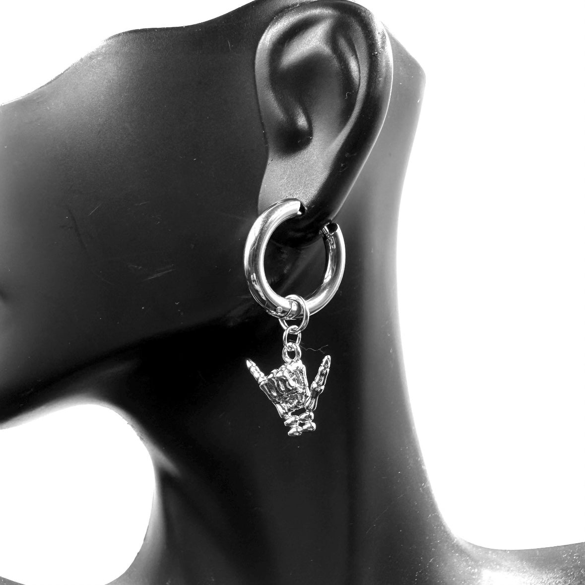 Skeleton Hand Earrings