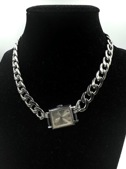 Watch Pearl Necklace Set