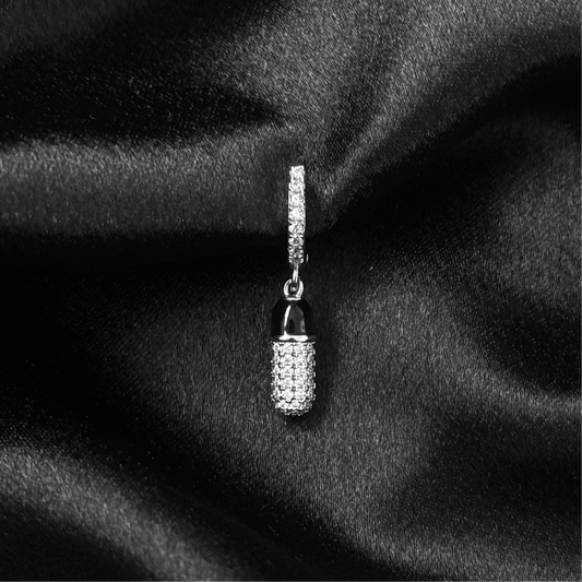 Bling Pill Hoops